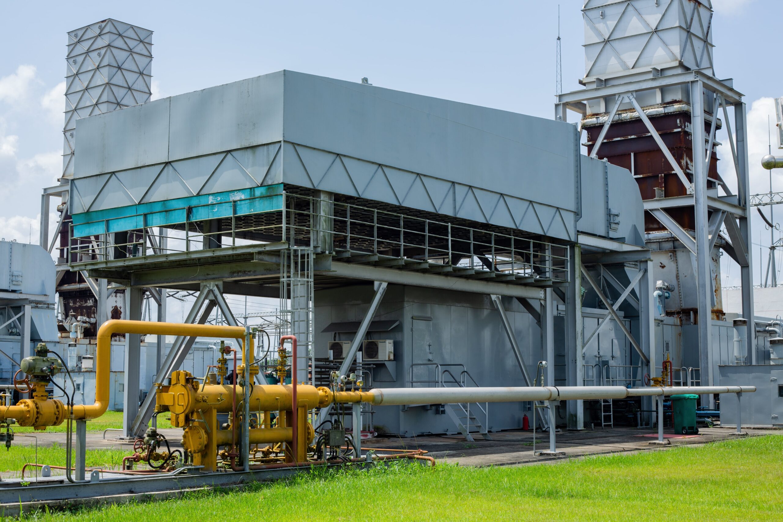 Gas turbine at Omotosho plant
